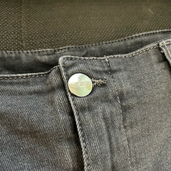 Djerf Avenue Denim Midi Washed Grey Skirt - Large - Picture 6 of 8